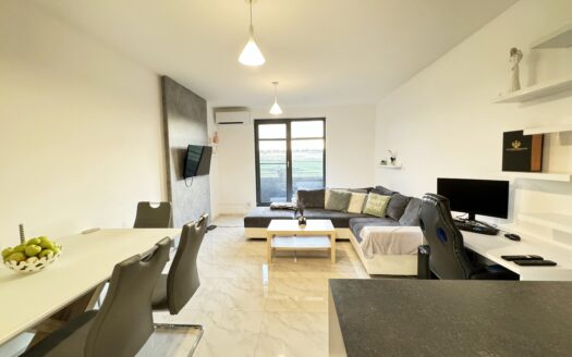 Pronájem bytu: Moderní byt 2+kk s balkónem a garážovým stáním v Rajhradu