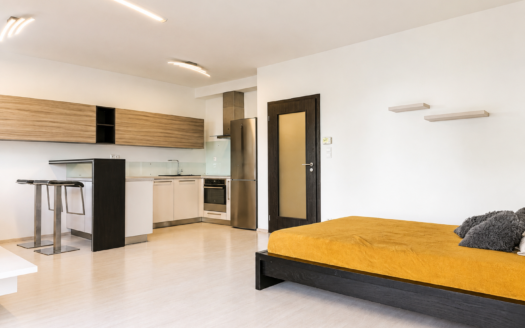 Pronájem bytu 1+kk, 42 m² + předzahrádka – Brno – Komín
