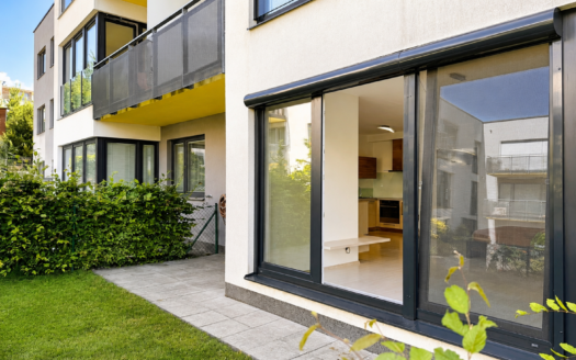 Pronájem bytu 1+kk, 42 m² + předzahrádka – Brno – Komín
